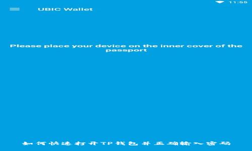 如何快速打开TP钱包并正确输入密码